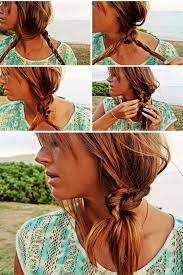 Beach Hairstyle Ideas Knotted Braid Side Ponytail Hairstyle Tutorial Popular Haircuts Hair Styles Side Ponytail Hairstyles Side Ponytail Hairstyles Tutorial