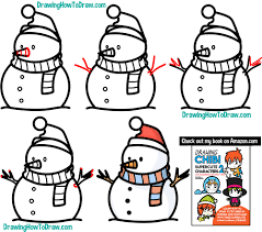 Draw two straight lines across the circle. How To Draw Snowman On Youtube Novocom Top