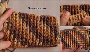 Batik Verev Desenli Kalin Iple Kislik Tig Isi Nazarca Com 2021 Batik Orgu Tig Isleri