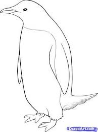 Penguin Head Easy Coloring Pages Penguin Drawing Animal Line Drawings Penguin Art