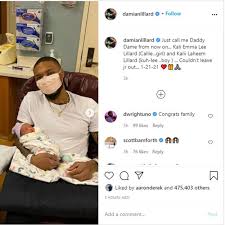 The portland trail blazers star is continuing to roll out music from recent studio sessions with a new song and video titled home team. Portland Trail Blazers Damian Lillard And Fiancee Kay La Hanson Welcome Twins To Their Family The Spokesman Review