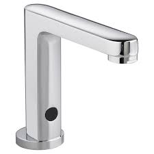 american standard moments selectronic ac powered single hole touchless bathroom faucet with supply lines in chrome 250b105 002 the home depot in 2021 bathroom faucets faucet commercial faucets