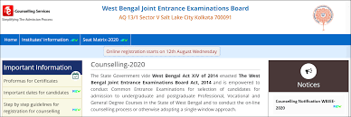 Apart from the examination date, the exam conducting authority has also announced important dates associated. Wbjee 2020 Counselling Dates Released Admission Rounds Result