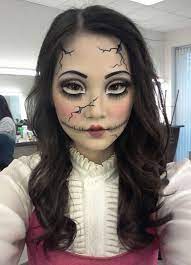 Makeup By Blanche Macdonald Makeup Student Hailey Lovas Finalist For 2013 Imats Vancouver Battle O Doll Makeup Halloween Cracked Doll Makeup Holloween Makeup