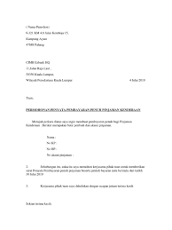 Baik dalam artian punya siklus. Surat Permohonan Penyata Bayaran Penuh Kereta
