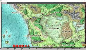This is an interactive map of the sword coast created by mike schley available from its official source and owner wizards of the coast llc this project is in no way affiliated with or endorsed. Pin On Dnd Maps