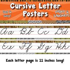 Cursive Letter Line Apt 001 By Z Is For Zebra Tpt