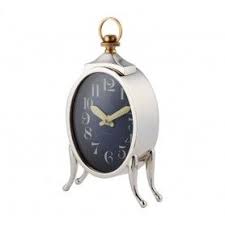 Sophia Table Clock Elegant Nickel Brass Pendulux Tcsopal Clock Table Clock Pendulux Clock
