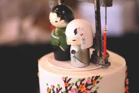 Japanese Inspired Wedding Cake Topper Wedding Cake Toppers Cake Toppers Cake Decorating