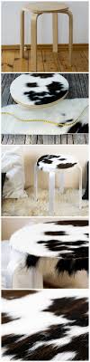 Jetzt Wird S Kuschelig Diy Kuhfell Hocker Diy Deko Ideen Ikea Ideen Kuh
