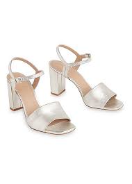 Silver sales chunky sandals