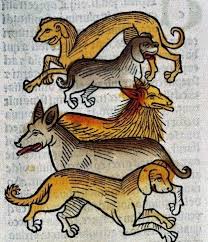 Diane L Major Medieval Dogs Medieval Art Medieval Woodcut