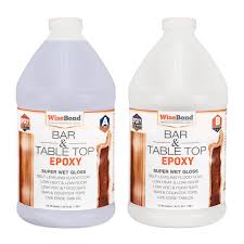 Dr crafty clear epoxy resin crystal clear art resin epoxy clear 2 part epoxy casting resin kit 2 quart countertop epoxy wood epoxy resin kit with bonus measuring cups, plastic spreader and sticks 4.5 out of 5 stars 2,611 Wisebond 1 Gal Clear Bar And Table Top Wood And Concrete 1 1 Ratio Counter Top Epoxy Kit Dw021224 The Home Depot