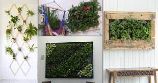 Hang this artwork in the dining area for a wonderful conversation piece. 16 Diy Indoor Plant Wall Projects Anyone Can Do Living Wall Ideas For Home Balcony Garden Web