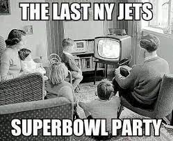 Last Ny Jets Super Bowl Party Memories Vintage Photography Tv