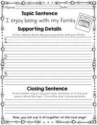 Write A Paragraph Freebie Grades 1 And 2 By Kim S Creations Tpt Paragraph Writing Paragraph Writing Worksheets Writing Worksheets