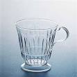 Clear plastic tea cups