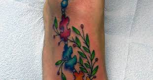 600 x 832 jpeg 111 кб. Autism Tattoo On Foot Cool Puzzle Piece Tattoo Design