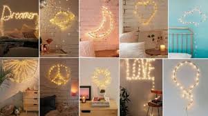 How To Make Diy Wire Lights Wall Decorations Diy Lighting Decor Wire Lights Wall Lights