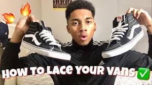 Oxford shoes are usually made of leather. How To Lace Your Vans 2 Best Ways Youtube