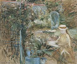Berthe Morisot 1841 1895 Fillette Dans Le Jardin Morisot Berthe Morisot Renoir Paintings