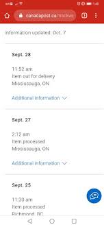 Thank you guys for watching !hit that like button and subscribe if you are new!!twitter and instagram: Canada Post Out For Delivery For 8 Business Days Redflagdeals Com Forums