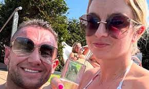 Olympian Keely Hodgkinson cuts an effortlessly chic figure in a plunging  white suit as she joins Frankie Bridge and Olivia Attwood at a jewellery  event