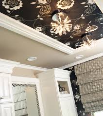Get the look of the early 1900's with this antique tin ceiling tile wallpaper. Wallpaper Adds Ceiling Drama Midwest Home