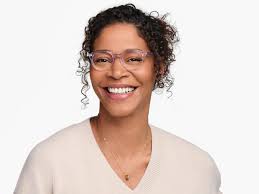 Jane Eyeglasses in Amethyst Crystal