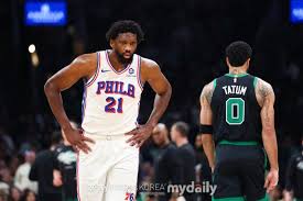 '괴물 센터' 엠비드 33득점 8AS 大폭발! 필라델피아, 보스턴 상대 NBA PO 1R 5차전 승리→2승 3패