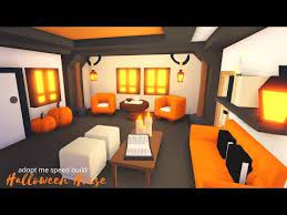 Halloween Themed Adopt Me Speed Build Pizza Place Youtube My Home Design Aesthetic Bedroom Cute House