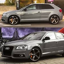 Audi A3 With A 30mm Drop On Our Lowering Springs Vogtland Na Com Audi Audi A3 Audi Wagon