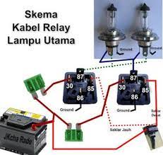 Pada gambar diatas adalah gambar rangkaian relay sederhana pada klakson mobil dengan 12 volt aki, untuk skema rangkaian relay klakson keong pada prinsipnya juga sama saja. Fungsi Relay Lampu Mobil Dan Cara Pemasangannya Saklar Lampu Mekanik Mobil Mobil Listrik