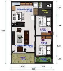 Model yang sederhana tapi fungsional, menjadi daya tarik dari desain rumah minimalis. 15 Contoh Denah Desain Rumah Minimalis Modern Nyaman Dan Sederhana Arsitag