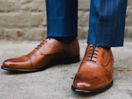 Missionshoe men's black leather oxford shoe. Camel Color Mens Dress Shoes Online