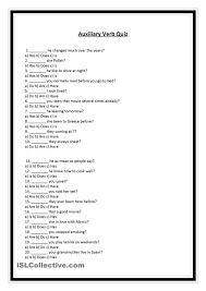 Auxiliary Verb Quiz Verb Worksheets Verb Verb Practice