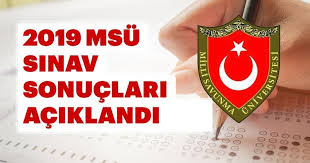 Peki sınav sonuçları nereden ve nasıl öğrenilecek? Msu Sinav Sonuclari Osym Tarafindan Aciklandi 2019 Ais Sayfasi Ile Msu Sonuclari Hemen Sorgula Sayfa 4 Askeri Personel Haberleri