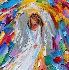 Angel Of Hope Painting Angels Art Canvas Painting Original Etsy Hope Painting Angel Art Painting