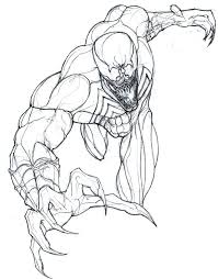 Os personagens principais da equipe dos vingadores. Realistic Venom Coloring Pages Imprimir Desenhos Para Colorir Fotos Fundo Branco Desenhos Para Colorir
