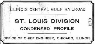 Pdf On Cd Illinois Central Gulf Alabama Division Track Chart