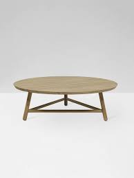 Fiam neutra coffee table | rectangular or square. Globe West Linea Tri Base Coffee Table Natural Aura Home