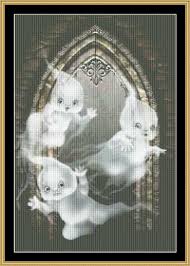 Baby Ghosts Mystic Stitch Com Halloween Cross Stitches