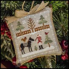 Cross stitch pattern photo conversion tutorial. Little House Needleworks Farmhouse Christmas Horsin Around Cross Stitch Horsin Around Cross Stitch