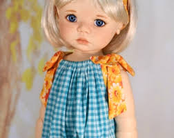 Doll Clothes Pattern Fits 18" My Meadow Saffi Bailey Chubby MSD BJD Doll  Dress Blossoming Girl by Luminaria Designs