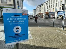 210 x 297 mm coins arrondis. Le Port Du Masque Desormais Obligatoire Presque Partout A Brest Et Quimper Les Bars Et Restaurants Doivent Fermer Plus Tot Cote Brest