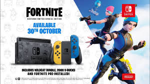 Дата начала 29 май 2019. Nintendo Switch Battle Royale Fortnite Wildcat Edition With Adapter And Us Plug Converter 128gb Microsd Card Mytrix Screen Protector Pre Installed Game Epic Outfits And 2000 V Bucks Include Walmart Com Walmart Com