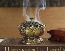 Incense should not create visible clouds of smoke, only a light aroma that is easily if you like to burn different types of incense, like cones or coils, a bowl burner is a good choice. Incense Burner Etsy