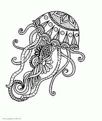 Maybe you would like to learn more about one of these? Jellyfish Adult Coloring Page Coloring Pages Printable Com