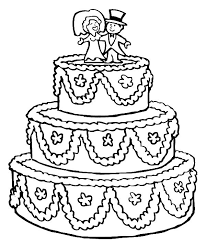 We've even got wedding cake decorations for you to cut out and stick on! Wedding Cake Coloring Pages For Kids Coloring And Drawing