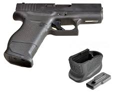 Each glock delivers on our promise of safety, reliability, and simplicity at an affordable price. Glock 43 Enhanced Magazine Extension Base Pad Plate For 9mm 6rd Pistol Plus 2 Round G43 Mag Grip Frame Plug Holsters Aliexpress